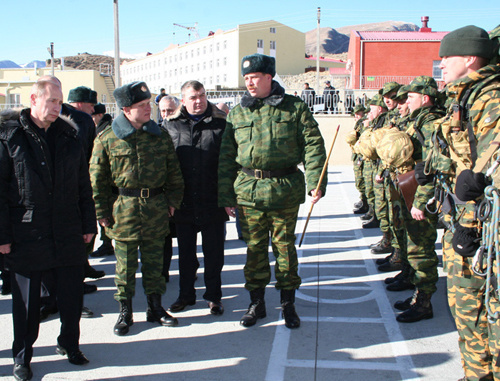 Приезд В. Путина в Ботлих, 2008 г. Фото "Кавказского узла"