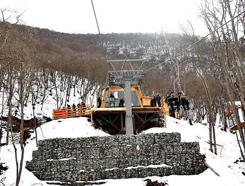 Горнолыжная трасса курорта "Армхи". Ингушетия, 20 марта 2013 г. Фото: постоянное представительство Республики Ингушетия при президенте РФ, http://postpredstvo.ru