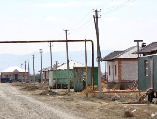 Село Гамиях на территории Новостроя в Новолакском районе Дагестана. Фото ГУП дирекция строящихся объектов Новострой http://gupns.ru/