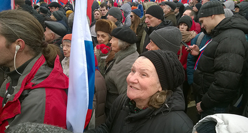 Марш памяти Бориса Немцова. Москва, 1 марта 2015 г. Фото Вячеслава Ферапошкина для "Кавказского узла"