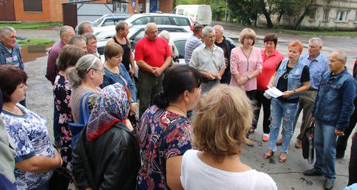 Пикет бывших работников "Кингкоула" в Гуково 27 июля 2019 года. Фото Вячеслава Прудникова для «Кавказского узла»