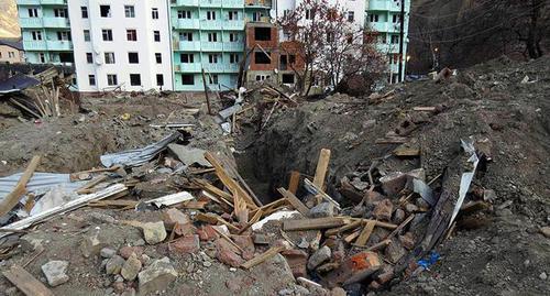 Разрушения после спецоперации в поселке Временный, 2014 год. Фото https://memohrc.org/ru/news/dagestan-itogi-specoperacii-v-poselke-vremennyy-foto