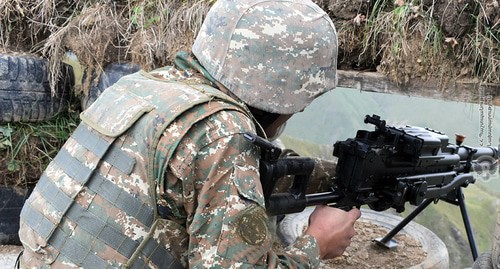 Боевая позиция в армянской армии. Фото пресс-службы МО Армении https://mil.am/hy/news/8402