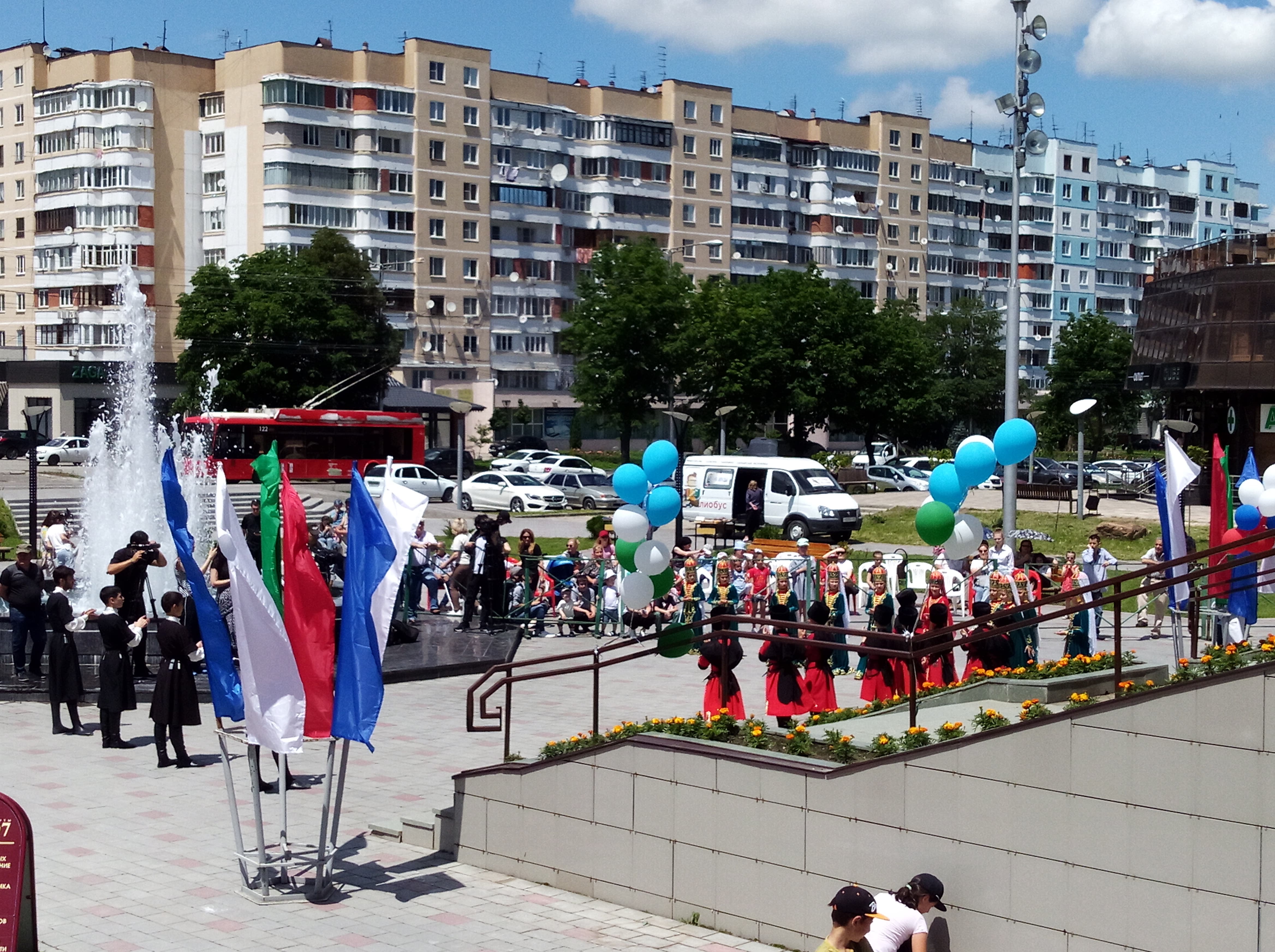 Концерт в День России в Нальчике. 12 июня 2021 года. Фото Людмилы Маратовой для "Кавказского узла"