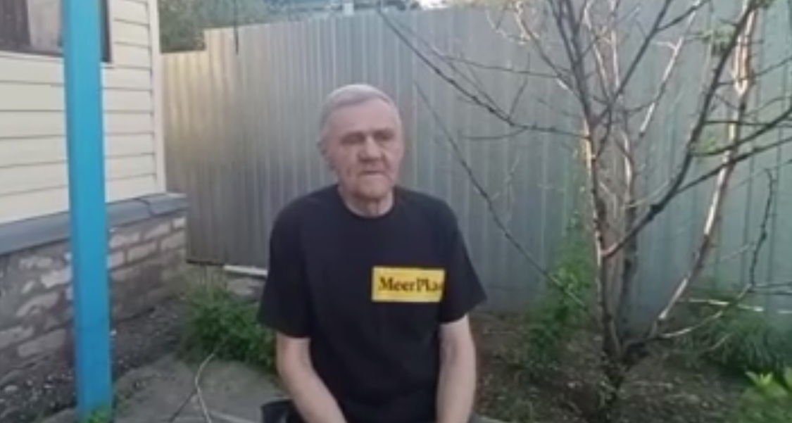 Янош Малиновский. Стоп-кадр видео из Telegram-канала "Новое время Михайловка" от 07.05.25, https://t.me/new_newtime/8018.