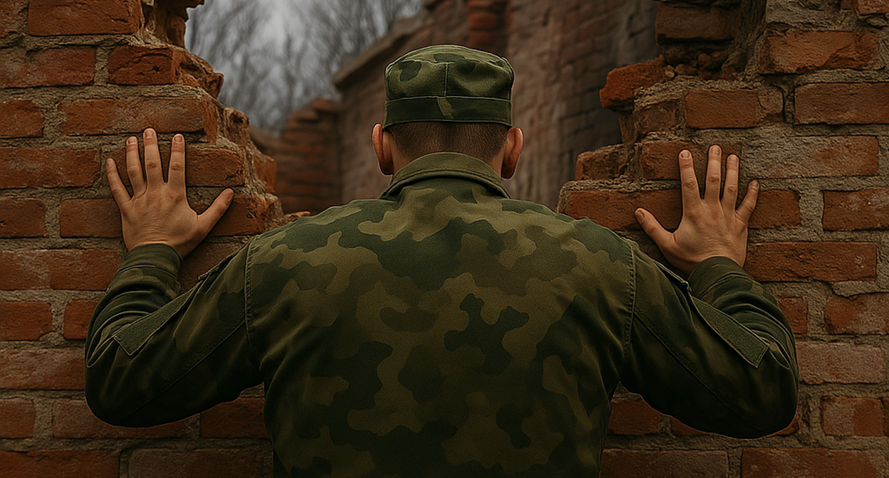 Военный на СВО. Иллюстрация создана «Кавказским узлом» с помощью ИИ в программе Copilot