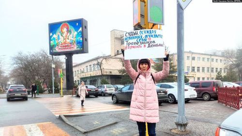 Валентина Эрдниева, Элиста. Фото RFE/RL